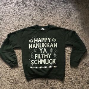 Happy Hanukkah Ya Filthy Schmuck Ugly Sweater